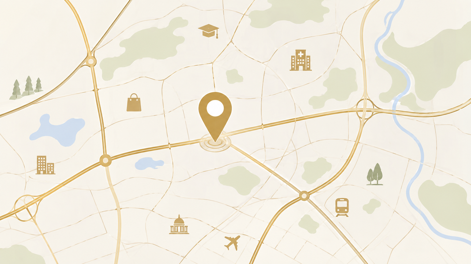 Elan JW Marriott Residences location map, Sector 106 Dwarka Expressway Gurugram