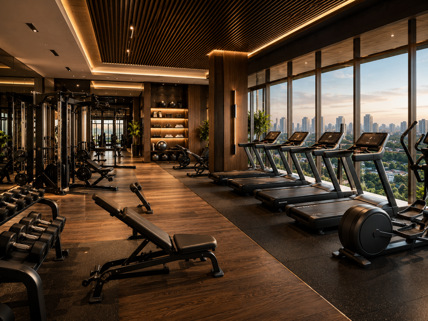 State-of-the-art fitness centre at Elan JW Marriott Residences